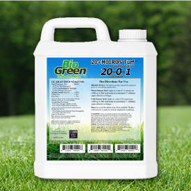 Bio Green® 20+MICROS Turf™ Lawn Fertilizer 20-0-1 | Bio Green® Lawn ...